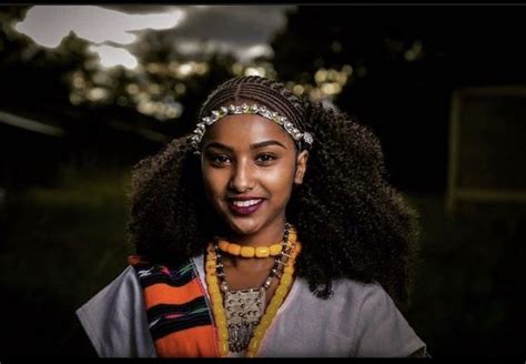 Beautiful Wollo Oromo Girl Ethiopian Women Oromo People Cornrow