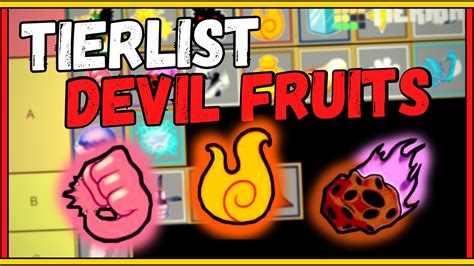 Ranking Every Single Devil Fruit In Blox Fruits Update TierList Blox Fruits YouTube