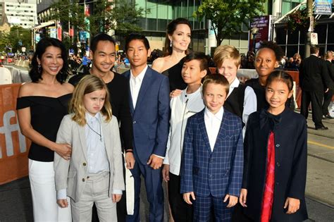 Angelina Jolie And Her Children At Tiff Premiere Of First They Killed