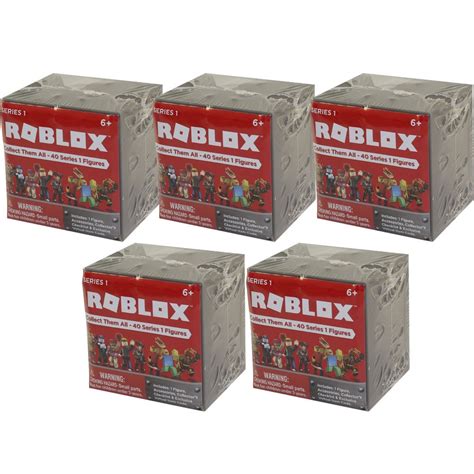 Jazwares Roblox Mystery Figures Series 1 Blind Boxes 5 Pack Lot