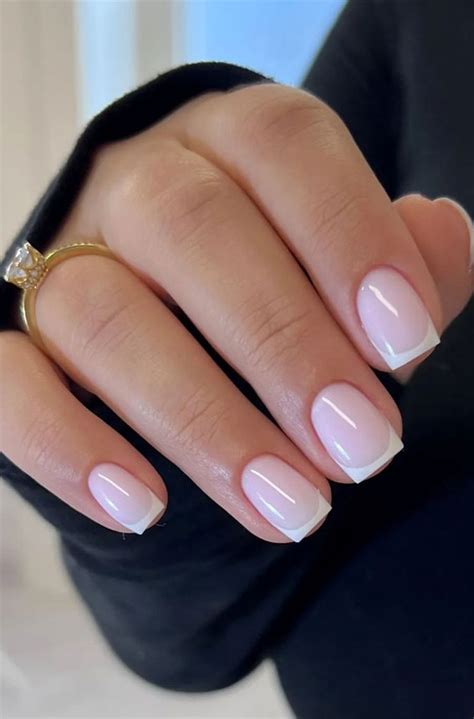 25 Beautiful Neutral Nails To Welcome 2023 French Tip Gel Nails