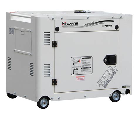 China 5500W Silver Color Silent Diesel Generator (DG7500SE) - China Diesel Generator, Generator