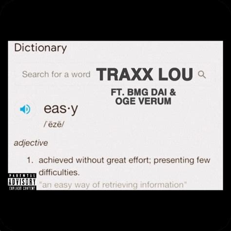 too easy by traxx lou single east coast hip hop reviews ratings credits song list rate