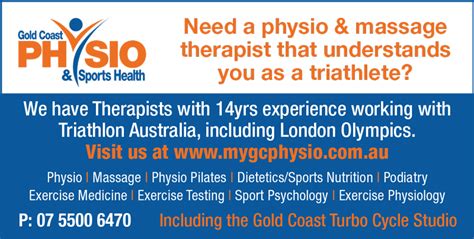 Physio For Triathletes Sports Physio Massage Gold Coast Ashmore Burleigh Massage