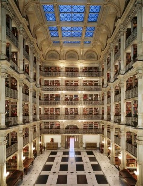 George Peabody Library Johns Hopkins University Peabody Library