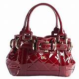 Photos of Burberry Red Patent Handbag