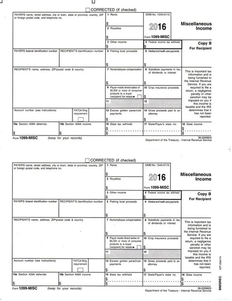 Free Misc 1099 Printable Forms Printable Forms Free Online