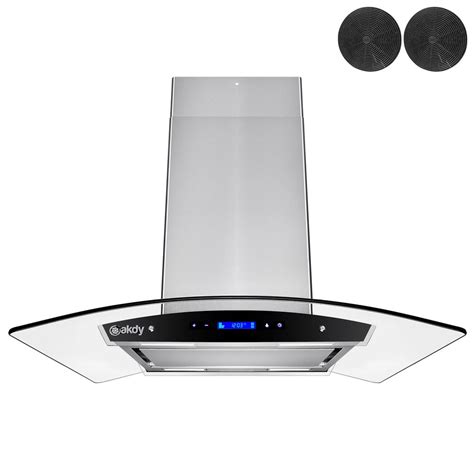 Your kitchen extractor fan is responsible for removing smoke and smells from your home, but that doesn't mean it. AKDY 36 in. Convertible Kitchen Island Mount Range Hood in ...
