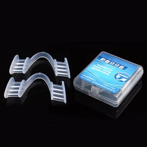 2 Pcs Mouth Guard Prevent Night Teeth Tooth Clenching Grinding Bruxism