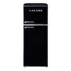 Galanz Cu Ft Retro Frost Free Top Freezer Refrigerator In Black