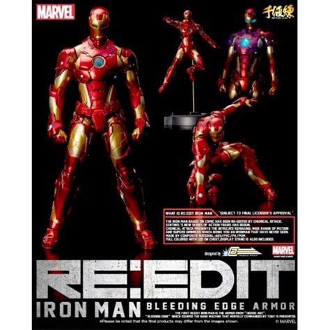 Sentinel Reedit Iron Man 01 Bleeding Edge Armor Hobbies And Toys Toys