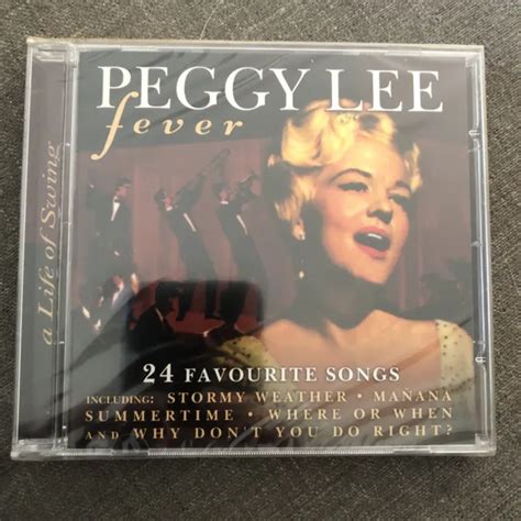 Peggy Lee Fever 24 Favorite Songs Cd 2002 New Sealed Ll 800
