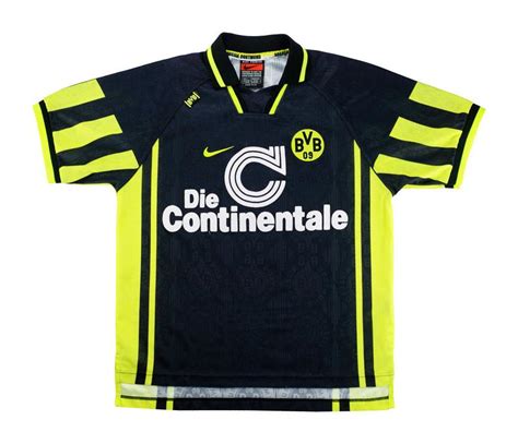 Camiseta Visitante Borussia Dortmund 1996 97