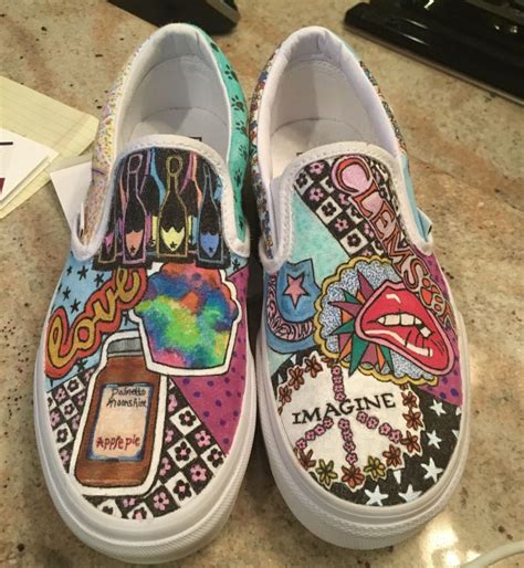 Personalized Vans Custom Sneakers Painted Shoes Diy Personalized Shoes