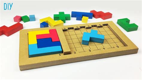 How To Make Simple Puzzle Board Game From Cardboard Youtube Puzzle