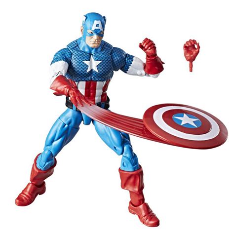 Marvel Legends Vintage Captain America Action Figures Hasbro Woozy Moo
