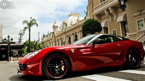 Red Ferrari Car Hd Wallpaper 3d Wallpaper Gold