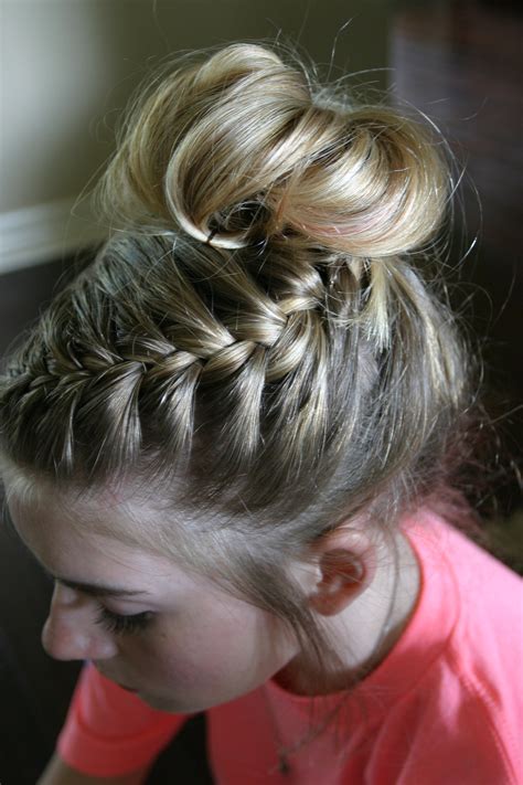 Messy Bun With Braid Sand Sun And Messy Buns