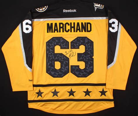 Many items are already major league baseball, psa/dna, beckett, or jsa authenticated. Brad Marchand Signed 2017 All-Star Game Jersey (Your ...