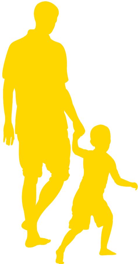 Father And Son Silhouette Free Vector Silhouettes