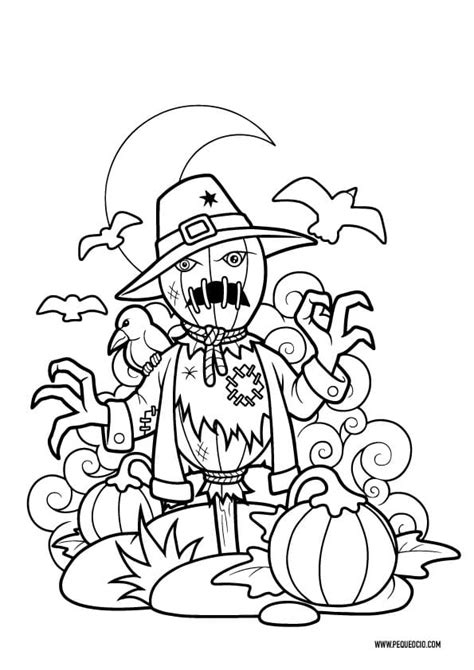 50 Dibujos De Halloween Para Colorear E Imprimir Gratis Pequeocio