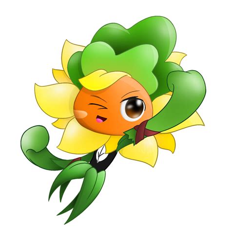 Pvz Heroes Solar Flare As Grass Knuckle By Jackiewolly On Deviantart