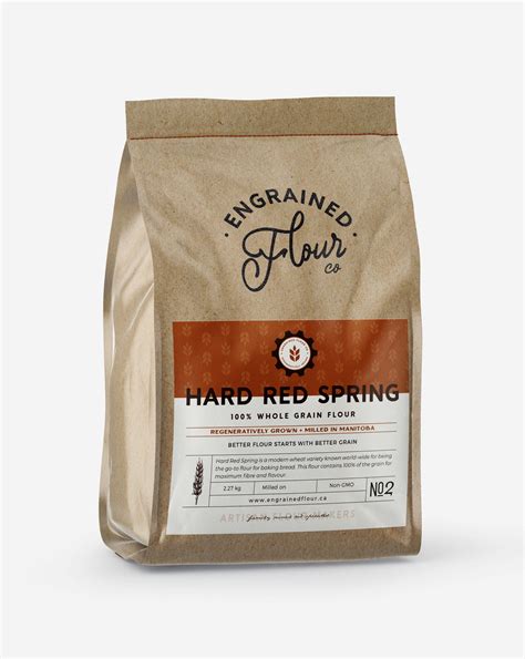Hard Red Spring Whole Grain Whole Wheat Flour Engrained Flour