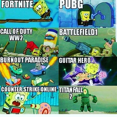 Image Result For Fortnite Memes Funny Gaming Memes Funny Spongebob