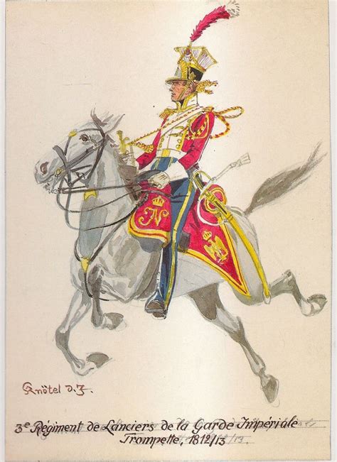 Trumpeter 3rd Lithuanian Lancers Imperial Guard 1812 1813 Double
