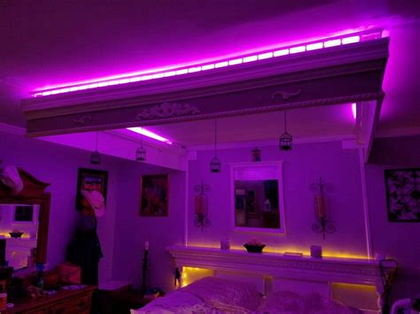 1 entry,for single to king size beds | camping. Pin on DIY Canopy bed with color changing LED lights