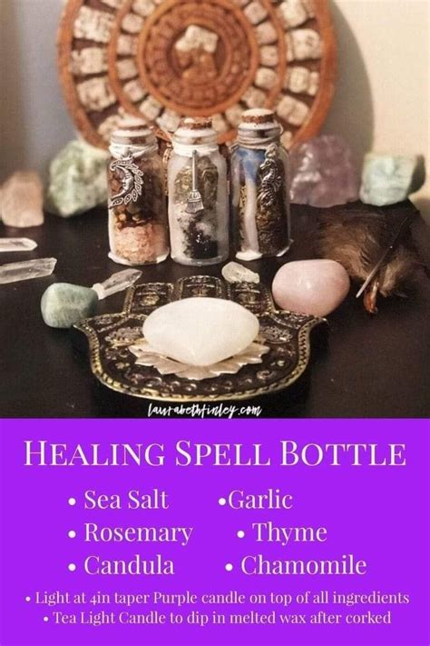Pin By Marlena Dipo On Wiccan Spells With Images Healing Spells Jar Spells Witch Bottles