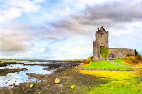 Dunguaire Castle In County Galway Ireland Photograph By Mark Tisdale