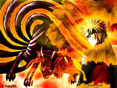 Nine Tailed Fox Demon And Naruto Visit My Blog For More Grea Flickr