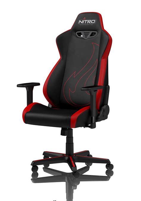 Nitro Concepts S300 Ex Pu Leather Gaming Chair Inferno Red Pre