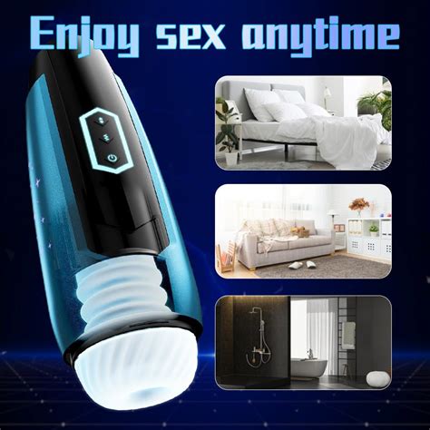 Artificial Silicone Ipx Men Realistic Automatic Thrusting Masturbation Sex Toy Masturbator Cup