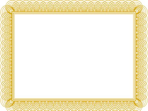 Printable Certificate Borders Within Award
