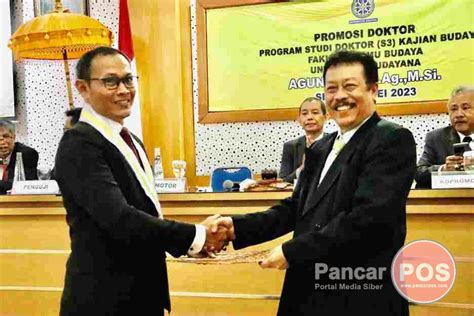 Dosen Institut Agama Hindu Negeri Palangka Raya Raih Gelar Doktor