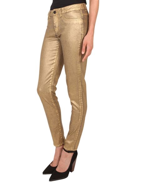 Welcome To My Wardrobe Gold Jean Saba Online Store Metallic Jeans