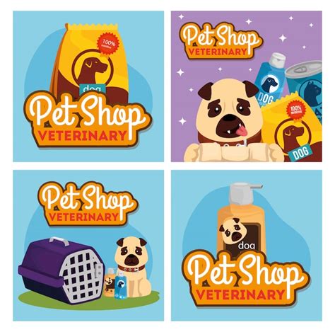 Pet Shop Premium Vector