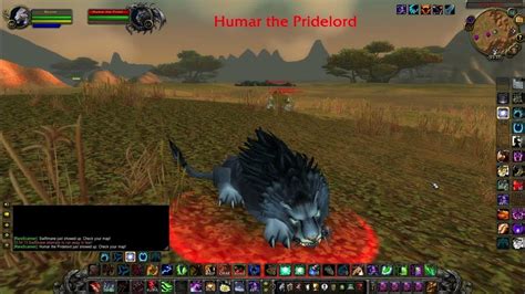 Who Is Humar The Pridelord Wow Classic Wotlk Rare Spawns Youtube