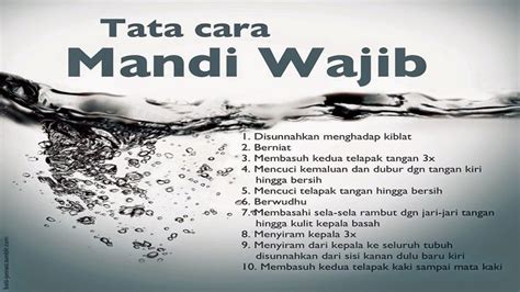 Orang yang telah berniat mandi wajib dan kemudian membasuh seluruh tubuhnya dengan air, maka mandinya sudah sah. Bacaan Niat dan Tata Cara Mandi Wajib, Ini Anjuran Nabi ...