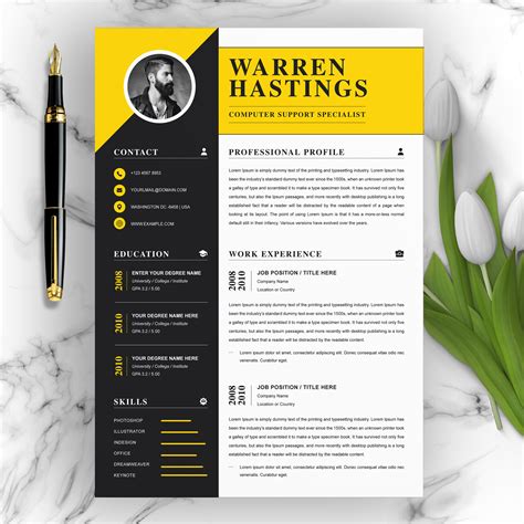 Creative And Modern Resume Cv Template Crella