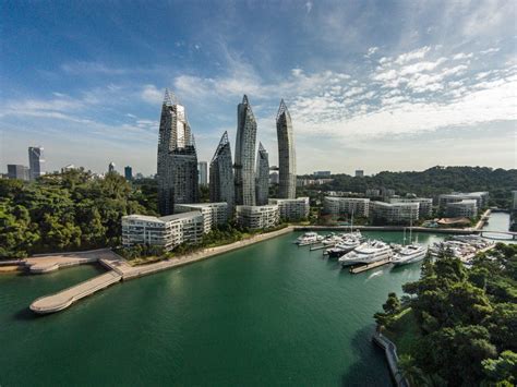 Keppel's net profit improved significantly to s$300m in 1h 2021, reversing net loss of s$537 million in 1h 2020. Singapore, Keppel Bay | Dronestagram