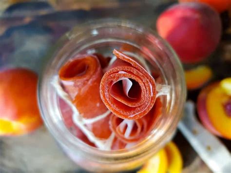 Homemade Peach Fruit Leather Recipe A Farm Girl In The Making