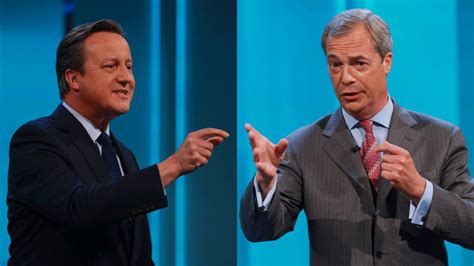 Itv Debate Farage And Cameron Face Eu Questions Bbc News