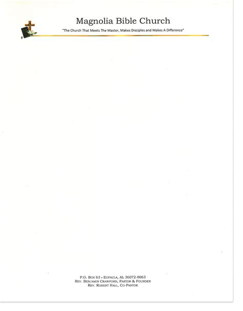 A letterhead, or letterheaded paper, is the heading at the top of a sheet of letter paper. The Hubbard Press Letterhead Stationery