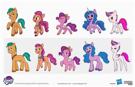 Tell Your Tale Alternate Art Style Concepts Mlp Generation 5 G5