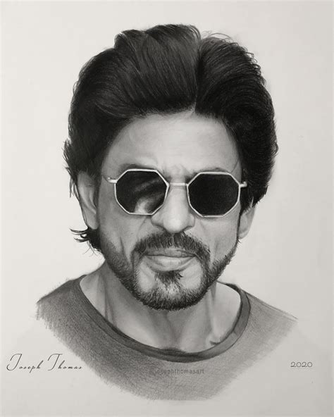 A Pencil Drawing I Did Of Shahrukh Khan Rsketches