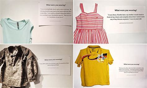 Sexual Assault Survivors Exhibit The Clothes They Were Wearing When