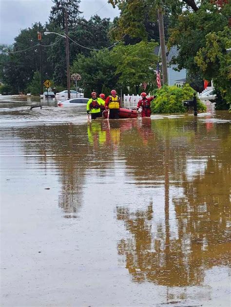 Hundreds Evacuated From New Jersey Town As Floodwaters Took Over